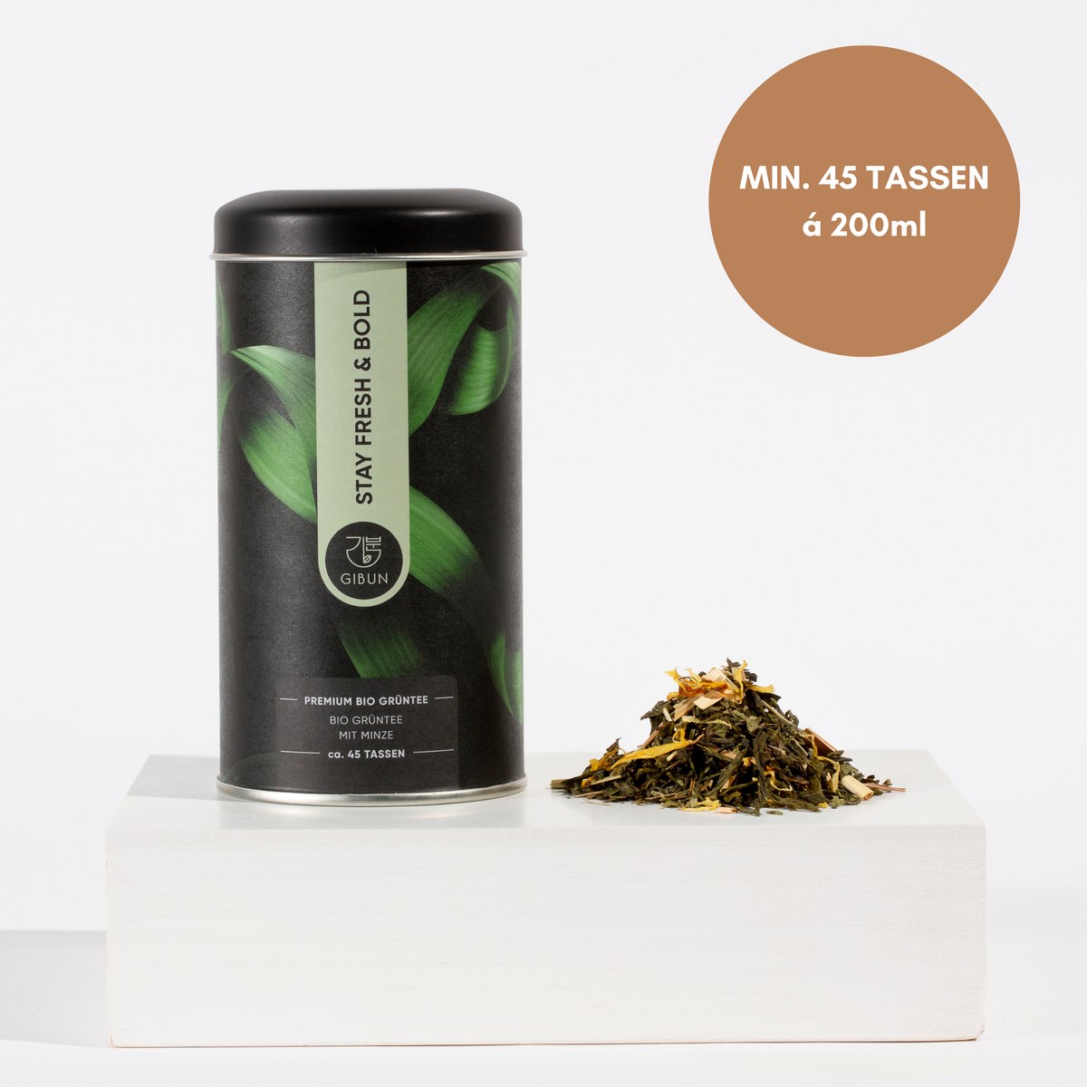 STAY FRESH & BOLD - Bio Grüntee mit Minze