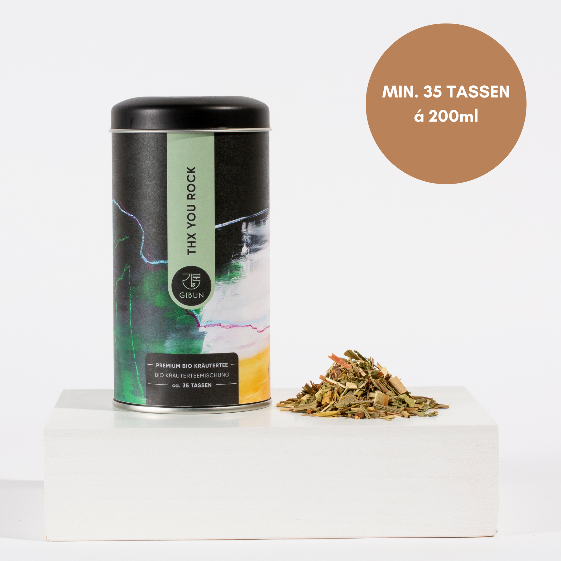 Bio Kräutertee mit Zitronenverbene, Lemongras, Thymian THX You Rock