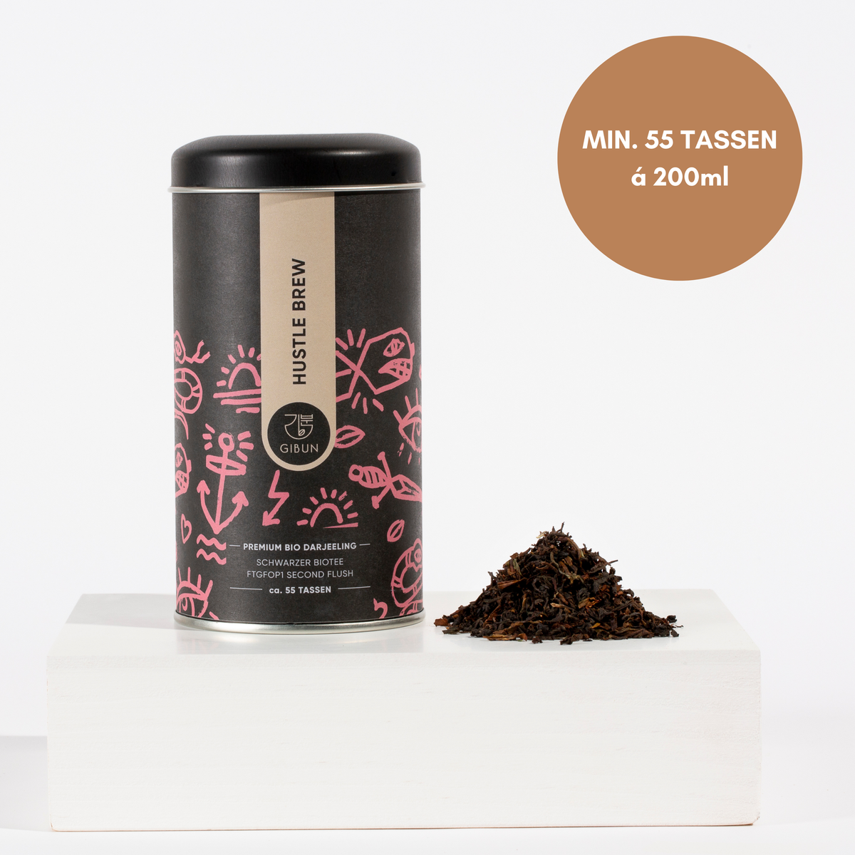 HUSTLE BREW - Bio Schwarztee Darjeeling 2nd Flush