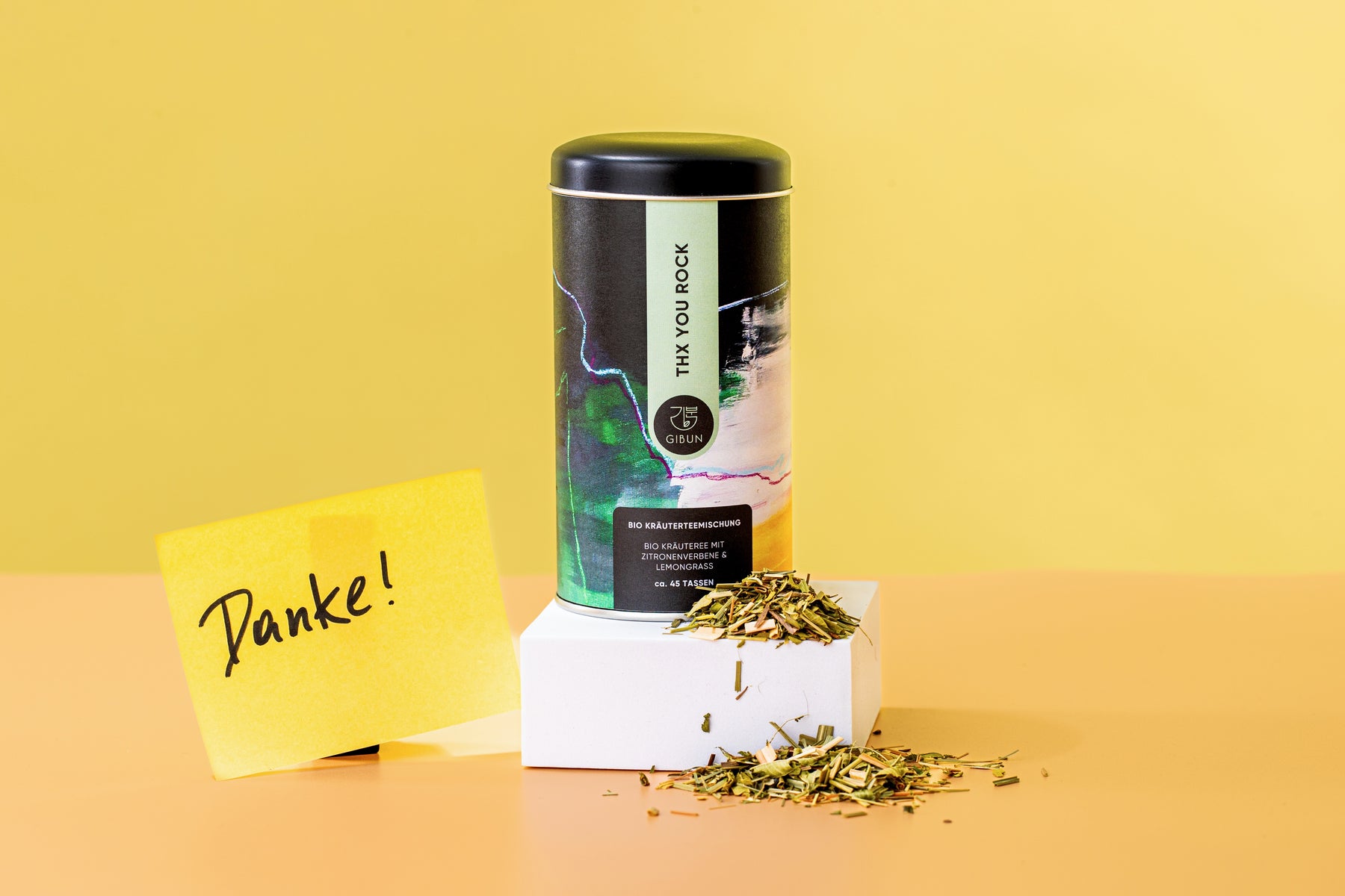 THX YOU ROCK - Bio Kräutertee mit Zitronenverbene, Lemongras, Thymian
