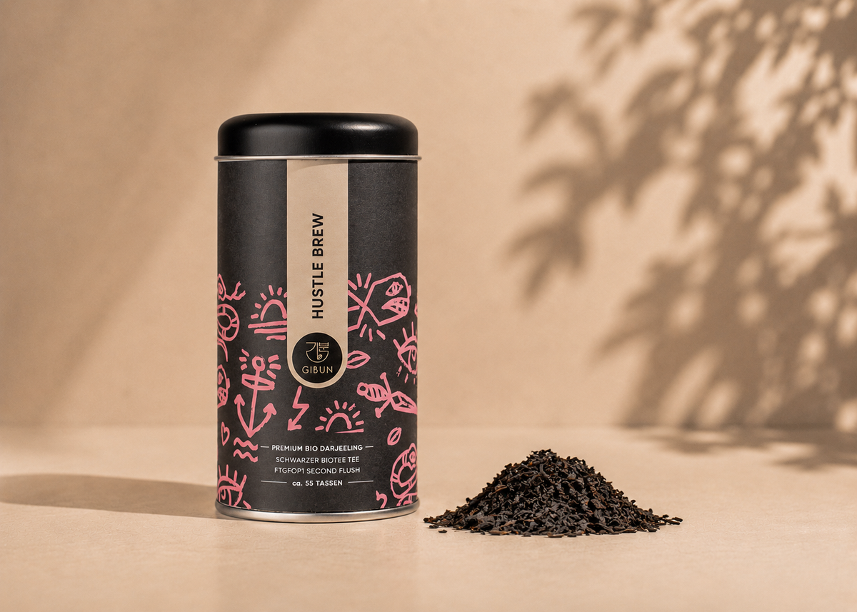 HUSTLE BREW - Bio Schwarztee Darjeeling 2nd Flush